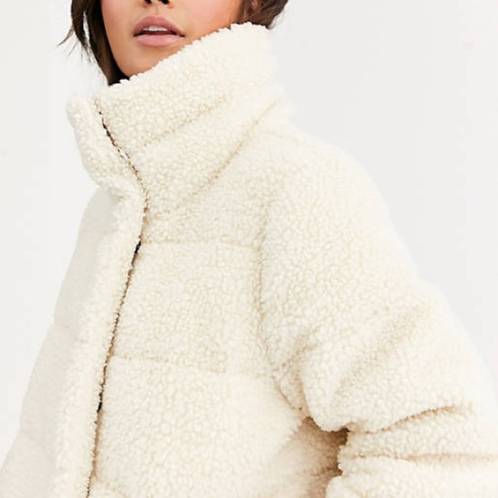 Shearling Puffer Jacket